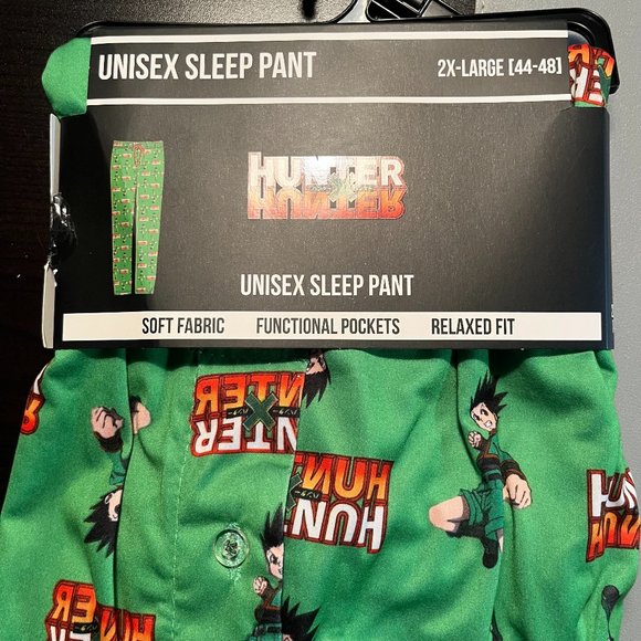 Hunter X Hunter Sleep Pants Pajamas PJ Bottoms 2XL Men Women - Picture 1 of 2